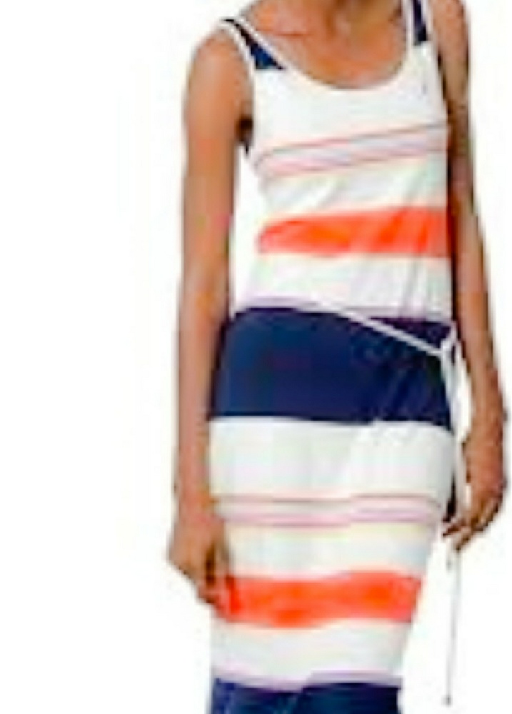 Nautica Extra Large Maxi Dress With Rope Belt View 5